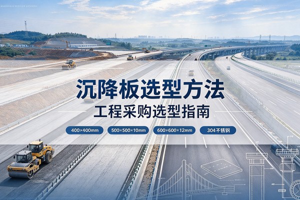 疏附沉降板选择方法