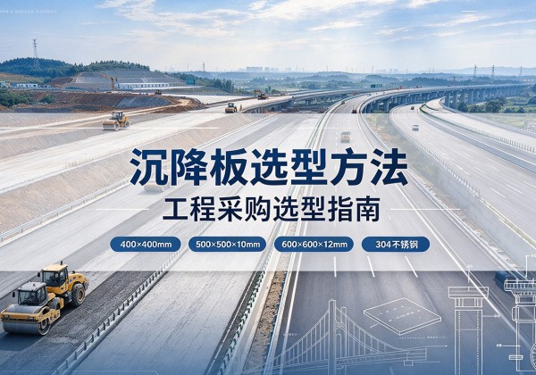 疏附沉降板选择方法
